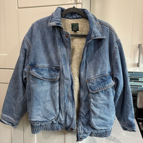 Wild Fable Sherpa lined denim jacket - Picture 3 of 8